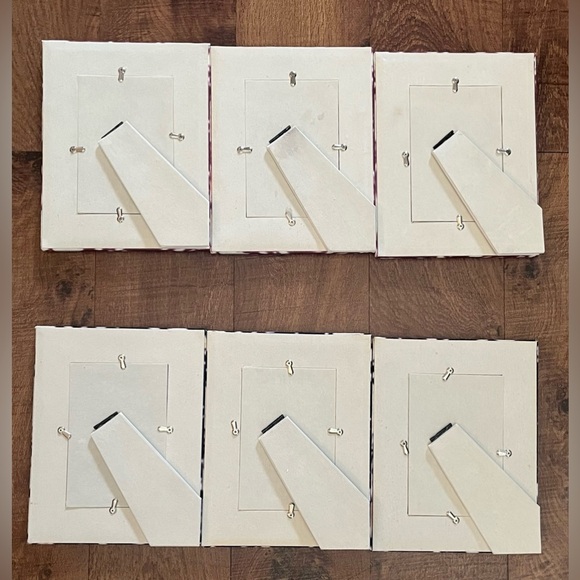 6 brand new Nate berkus quilted marble design picture frames 4”x6” - Picture 13 of 13